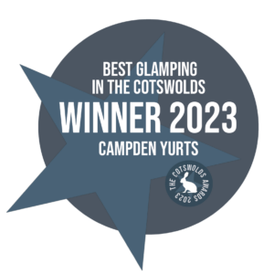 Award for the Best Glamping site in the Cotswolds 2023